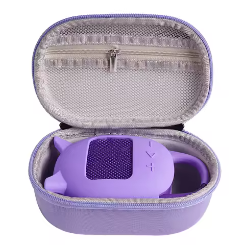 Carrying Case For JBL Clip 5 EVA Hard Silicone Cover Shockproof Protective Cover+Speaker Storage Bag