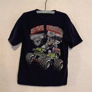 Casual Cotton T-Shirt | Retro Y2K Monster Jam Grave Digger Design | Men & Women