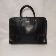 Daks Black Briefcase Bag Preloved