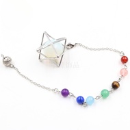 Natural Crystal/Merkaba Pendant/Chakra Pendulum/