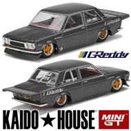 MINI GT KAIDO HOUSE DATSUN 510 PRO STREET GREDDY GRAY (017)
