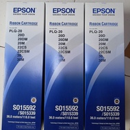 Ribbon/pita Epson PLQ 20 (3 PCS) Type PLQ-20 | PLQ-20K | PLQ-20D | PLQ-20DM | PLQ-20CS | PLQ-20CSM |