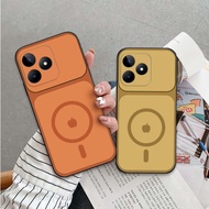 Realme C65s / C63 / C61 case with apple charging ring back cover, luxurious print