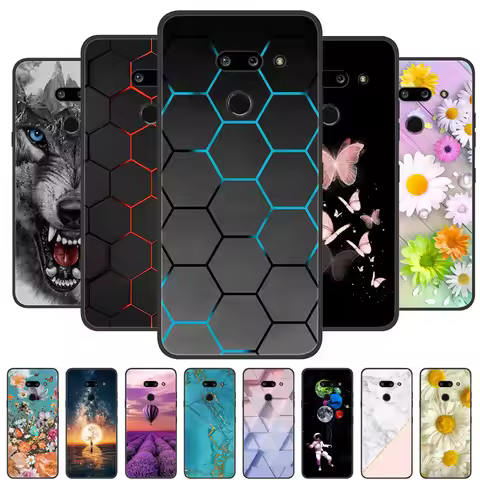 For LG G8 Thinq Case G8S G8X Soft Silicone Shockproof TPU Back Cover for LG G8S G8 G8X Thinq Case Bl