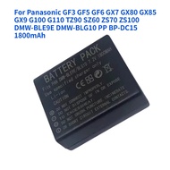 1800mAh DMW-BLE9E DMW-BLG10 PP BP-DC15 Battery For Panasonic GF3 GF5 GF6 GX7 GX80 GX85 GX9 G100 G110