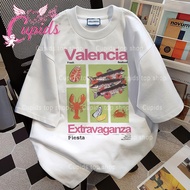 Cupids Seafood Extravaganza Graphic Tee | Unisex Casual Oversized Short Sleeve