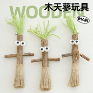 Wooden Man Mutianli Molar Cat Toy Cat Self-Happy Toy Pet Supplies #G5.17#