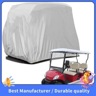 4 Passenger Golf Cart Cover 210D Oxford Waterproof Dustproof Roof Enclosure Rain Cover for EZ GO, Cl