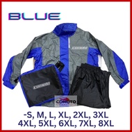 COMOTO PREMIUM QUALITY Raincoat (S TO 8XL) Rain Coat Rainsuit Baju Hujan Waterproof Rain Jacket Jake