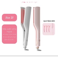 Wave curler, wave curler, ceramic enamel and ion coating to protect hair