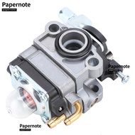 PAPERNOTE Brushcutter Carburetor, Compact Universal Grass Trimmer Carburetor, Metal Silver Lawn Mowe