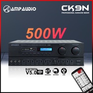 Karaoke Amplifier Ampaudio CK9N Bluetooth Stereo Amplifier Wireless Audio Home Karaoke Power Amplifi