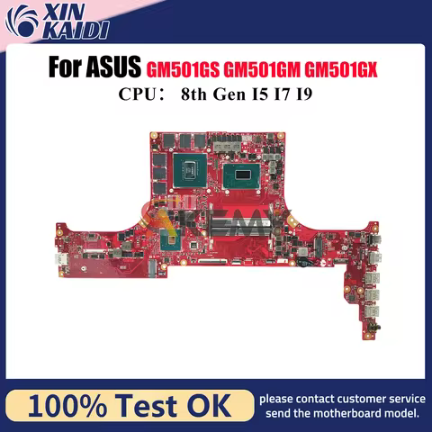 GM501GM Laptop Motherboard For ASUS ROG Zephyrus M15 GM501G MW501G GM501GS GM501GV GM501G GM501GX GM