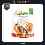 [AAOO Pets] Jerhigh Chicken & Bacon - Dog Treats / Dog Snack (400G)
