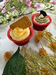 AY baker Oreo香草夾心餅乾 比利時蓮花薄脆餅杯子蛋糕