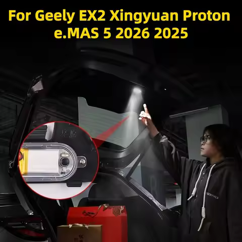 For Geely EX2 Proton e.MAS 5 2026 2025 Car Interior Accessories Ultra-Bright LED Trunk Tailgate Ligh