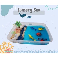 Sea SENSORY Box/SENSORY BIN/SENSORY Play/Sea/montessori Toys/ OCEAN SENSORY BIN