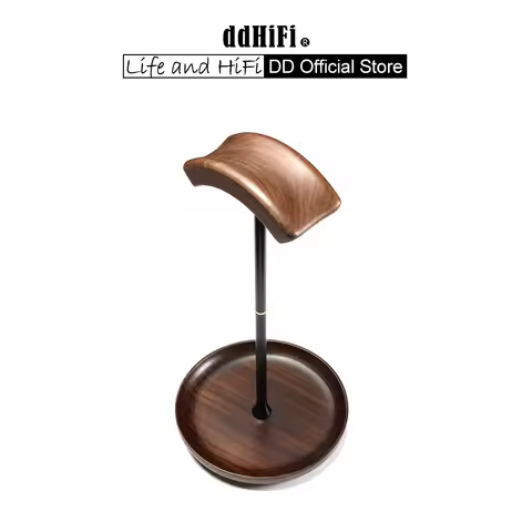 DD ddHiFi HS270W Detachable Wooden Headphone Stand with 270mm Effective Height and Large Base, Avail