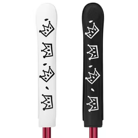1pc Cheese Crown Style Directional Golf Club Head Cover, Trendy Golf Direction Stick - A Durable Pro