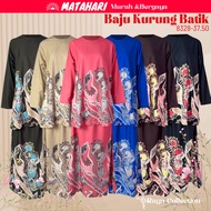 MATAHARI Baju Kurung Batik Kurung Corak Batik Print Klasik Poly Blend New Baju Raya Sedondon 2024 8328-37.50