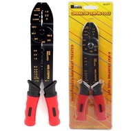 คีมย้ำหางปลา คีมปอกสายไฟ  No.977 รุ่น 4-way-Crimping-tool-Set-977-00E-June-Beam