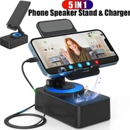 5-in-1 Bluetooth Speaker 1800mAh | Wireless Speaker + Power Bank + Foldable Stand | Wireless Speaker