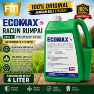ECOMAX 4L 100% ORIGINAL Glyphosate 41%(Herbicide / Racun rumput)