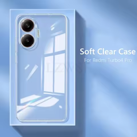 For Redmi Turbo 4 Pro Simple Slim Soft TPU Clear Transparent Phone Case For Xiaomi Redmi Turbo 4 Pro