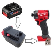 BOSCH 18v battery adapter for MILWAUKEE 18v (machine and battery not included)