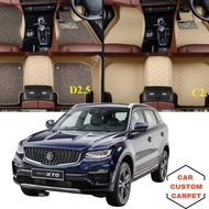 Proton x70 x50 x90 luxury carpet pu leather + coil mat floor mat 6D Free shipping CKD CBU x50 2017- 