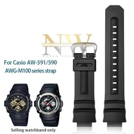 Strap Casio G-Shock 5230 AW-590 AW-591 AWG-M100 Watch