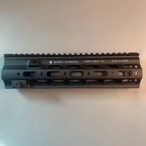 ‘%Aluminum Alloy Rifle M4 M16 AR10 AR15 KH416 Slim Free Float M-LOK Handguard Scope Mount with Steel