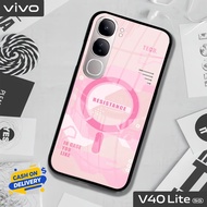 VIVO V40 LITE Glass Softcase - V40 LITE Mobile Phone Case [T127].