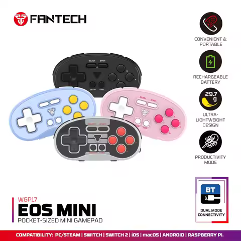 FANTECH WGP17 EOS MINI Controller Dual-Mode D-Pad/Joystick ANKI Flashcard Compatible Portable Mini G