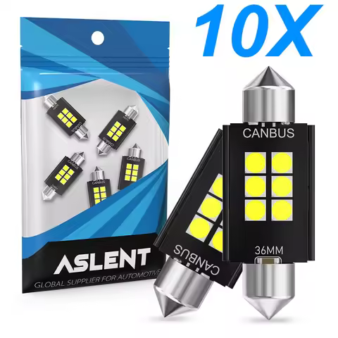 10pcs Canbus Festoon 31mm 36mm 39mm 41mm LED Bulb For Audi A3 8L 8V 8P A4 B5 B6 B7 B8 A5 8TA 8T3 A6 