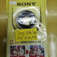 Sony VCL-E07A 0.7X Wide Angle Lens for Camcorder 25 mm 30mm 37 mm Lenses