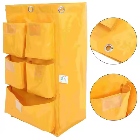 Clean Car Bag Cleaning Trolley Shopping Cart Supply Trash Collecting Janitorial Bags Replacement Clo