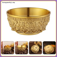 🍽️ Brass Bowl Decorative Basin for Home Tabletop Adornment 1 Set Brass Bowl Decor