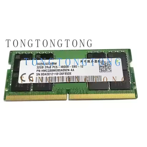 TT For SK Hynix New 32GB HMCG88AEBSA092N 32G DDR5 4800B Notebook Memory