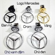 Mercedes-Benz W210/W221/W212/W204 hood replacement logo, Mercedes front logo.