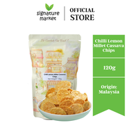 Signature Market Chilli Lemon Millet Cassava Chips (120g)