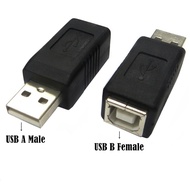 USB Male to B Female USB2.0 Adapter Printer Adapter Scanner Adapter