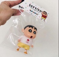 快閃價！全新日製Sofvips Beams Sofubi蠟筆小新公仔