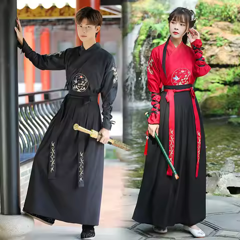 Japanese Vintage Kimono Samurai Cosplay Clothing Woman Man Chiinese Hanfu Crane Embroidery Cardigan 