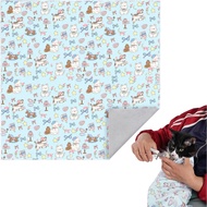 27.6" Cat Wrap for Cutting Nails Cats Grooming Bag Cat Restraint for Nail Clipping Swaddle Burrito W