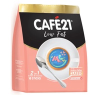 Cafe 21 2in1 Low Fat Instant Coffeemix (18 sachets x 14g)