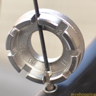 Ivy Round Bicycles Spoke Nipple Wrench Tool 8 Way Grooves Bikes Wheel Rims Adjuster