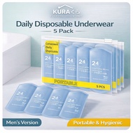 SG 5pcs Men Travel Disposable Underwear Brief