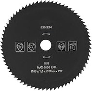 HSS Circular Saw Blade, HSS Cutting Disc Wheel 72 Toothsaw Blade for Cutting Wood, Metal, Plastic, O
