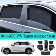 For VW Tiguan Allspace 5seats 2016-2023 Car Window SunShade UV Protection Auto Curtain Sun Shade Vis